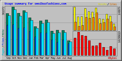 Usage summary for omnibusfashions.com